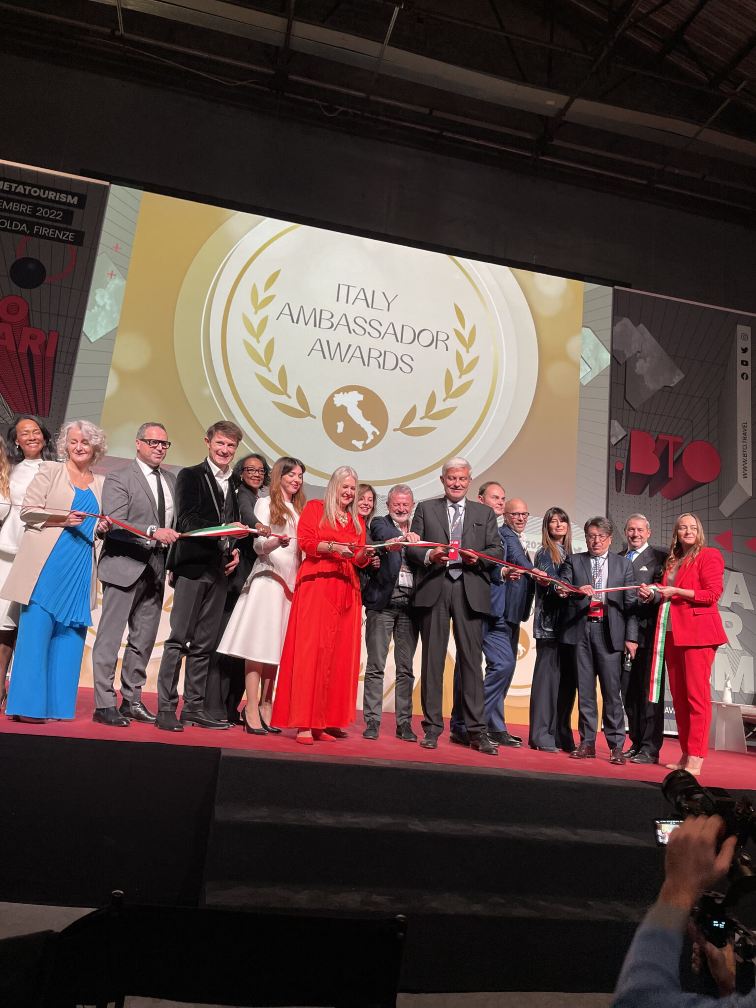italy ambassador awards foto di gruppo