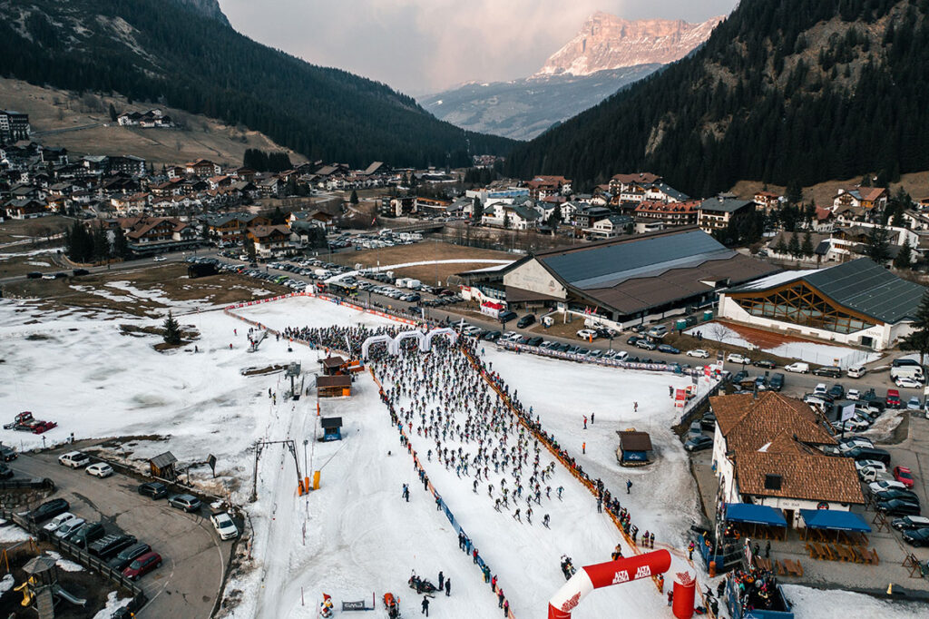 sellaronda skimarathon partenza